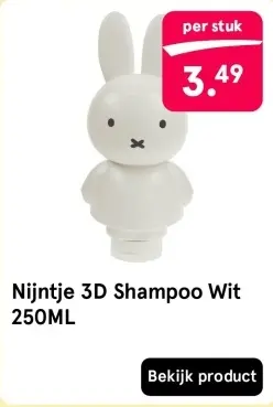 Aanbieding: Nijntje 3D Shampoo Wit