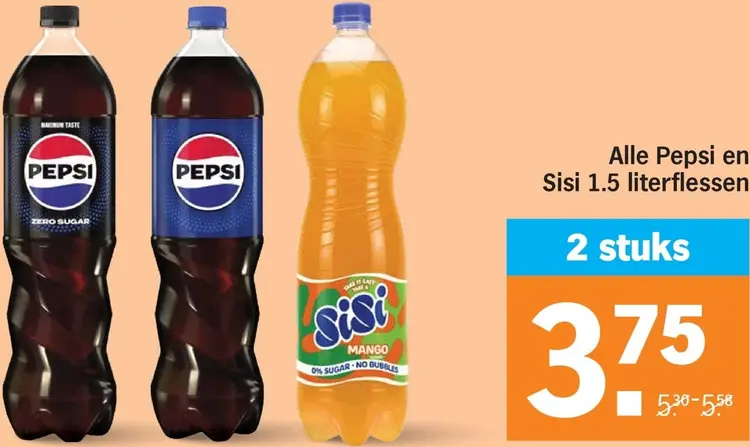 Aanbieding: Cola en Sinas