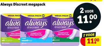 Aanbieding: Always Discreet megapack