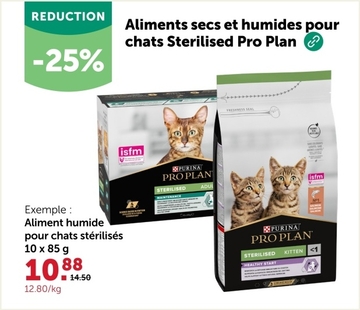 Offre: Aliment humide pour chats stérilisés