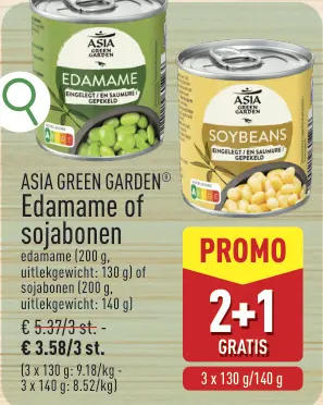 Promotie: Edamame of sojabonen