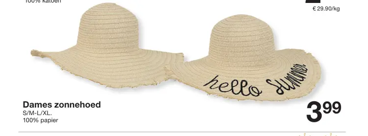 Aanbieding: Dames zonnehoed