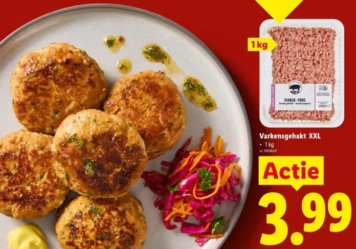Promotie: Varkensgehakt XXL