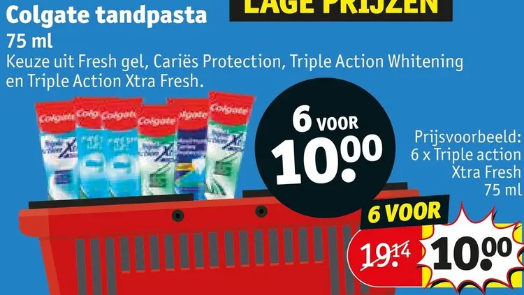 Promotie: Tandpasta