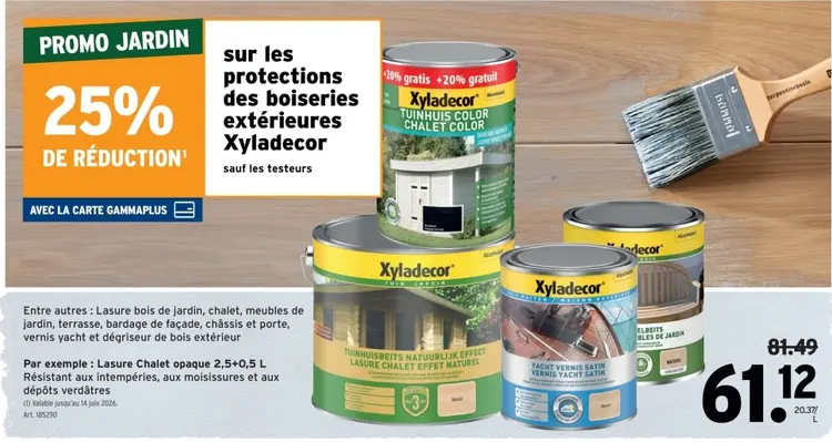 Offre: Protections des boiseries extérieures Xyladecor