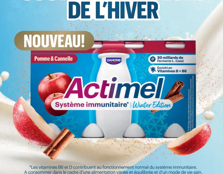 Offre: Actimel Pomme & Cannelle
