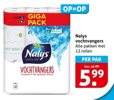 Aanbieding: vochtvangers