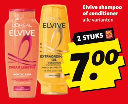 Aanbieding: Elvive shampoo of conditioner