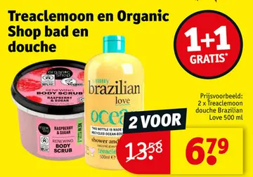 Aanbieding: Treaclemoon en Organic Shop bad en douche