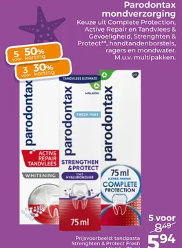 Aanbieding: Parodontax mondverzorging