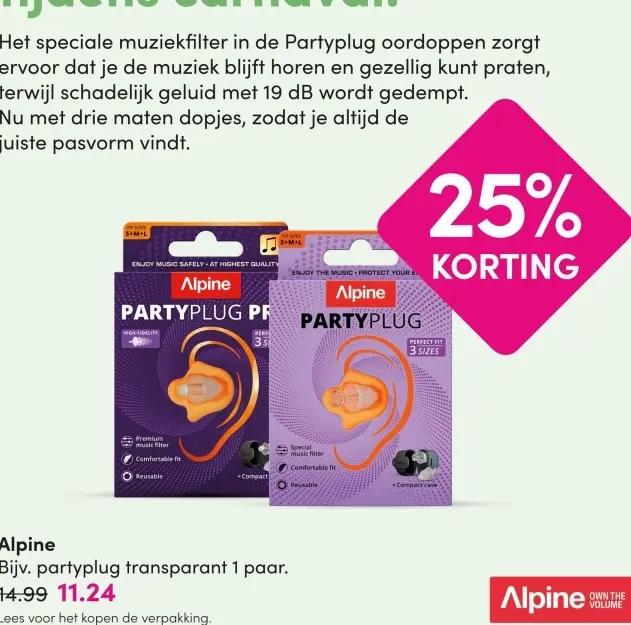 Aanbieding: Partyplug
