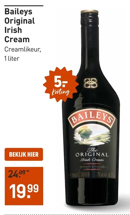 Aanbieding: Baileys Original Irish Cream