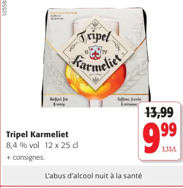 Offre: Tripel Karmeliet
