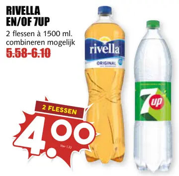 Aanbieding: RIVELLA EN/OF 7UP