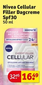 Aanbieding: Nivea Cellular Filler Dagcreme Spf30