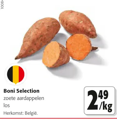 Promotie: zoete aardappelen