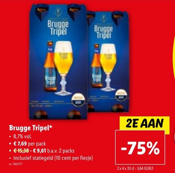 Aanbieding: Brugge Tripel 