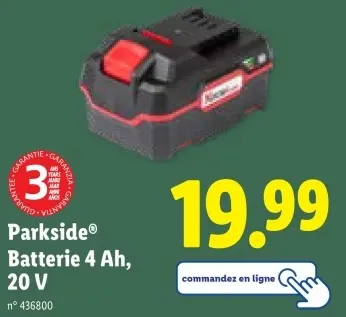 Offre: Batterie 4 Ah