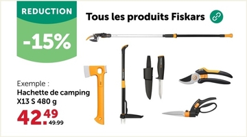 Offre: Hachette de camping X13 S