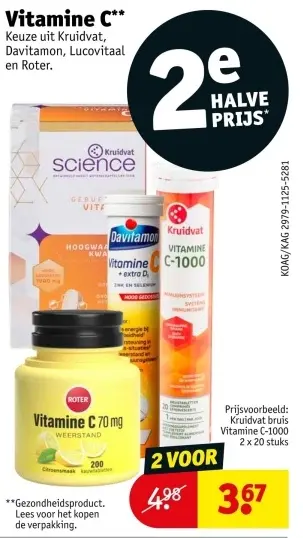 Aanbieding: Vitamine C