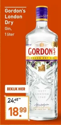 Aanbieding: London Dry Gin