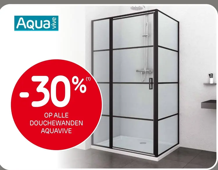 Promotie: Douchewanden