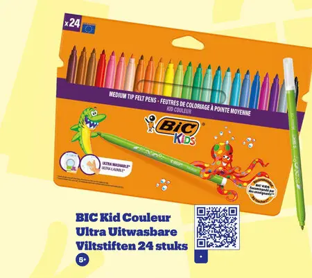Aanbieding: Kid Couleur Ultra Uitwasbare Viltstiften