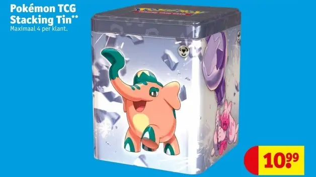 Aanbieding: Pokemon TCG Stacking Tin