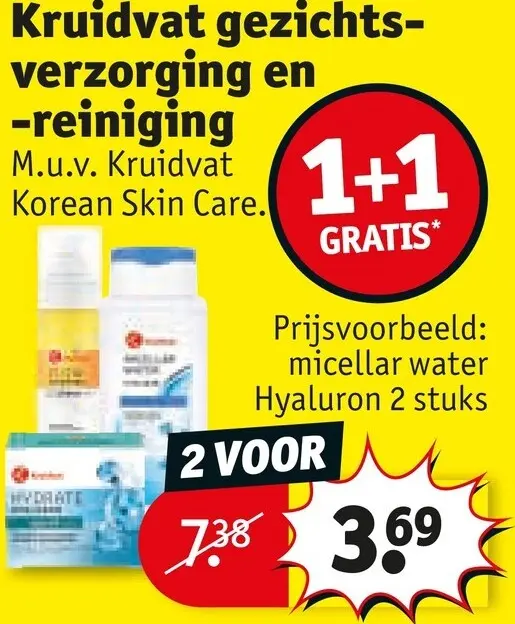 Aanbieding: Gezichtsverzorging en -reiniging