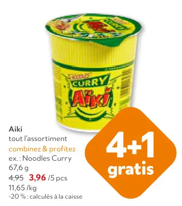 Offre: Noodles Curry