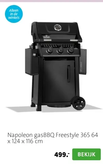 Aanbieding: gasBBQ Freestyle 365
