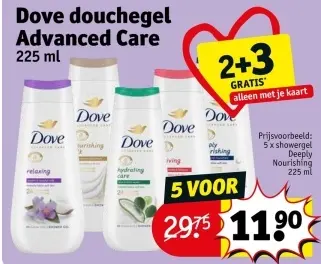 Promotie: douchegel Advanced Care