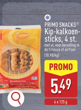 Promotie: Kip-kalkoensticks