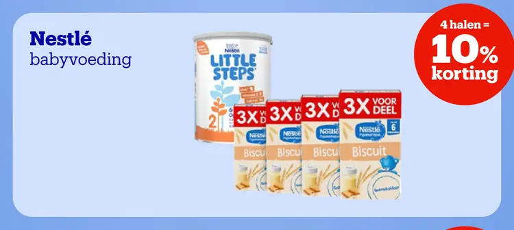 Aanbieding: Nestlé babyvoeding