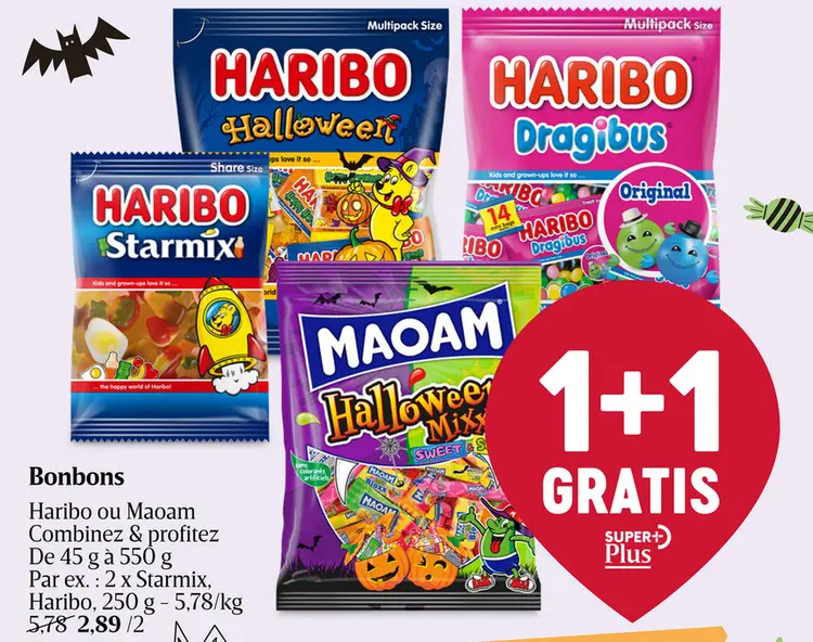 Offre: Haribo ou Maoam