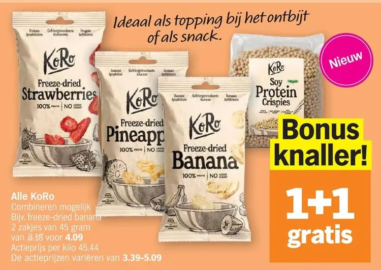 Promotie: Alle KoRo