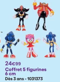 Offre: Coffret 5 figurines 6 cm