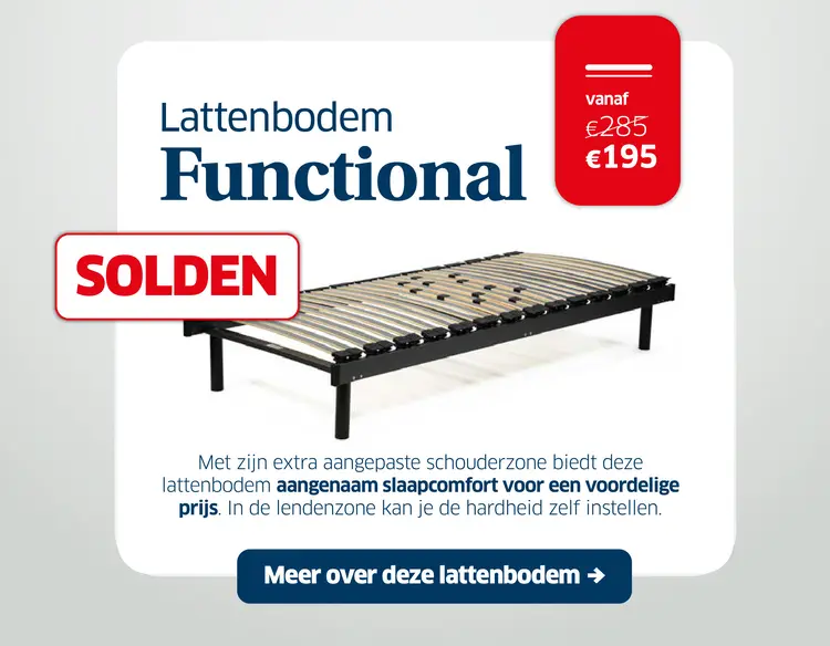 Promotie: Lattenbodem Functional