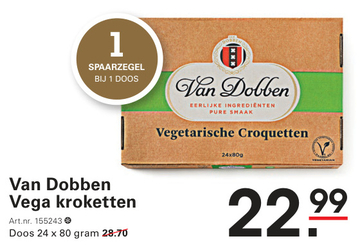 Aanbieding: Van Dobben Vega kroketten