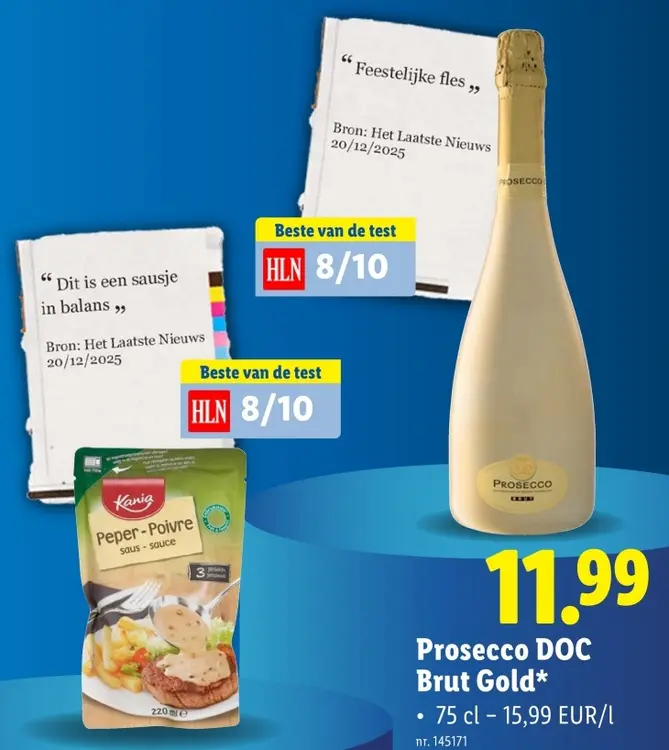 Promotie: Prosecco DOC Brut Gold*