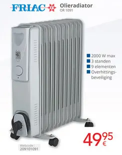 Promotie: Olieradiator