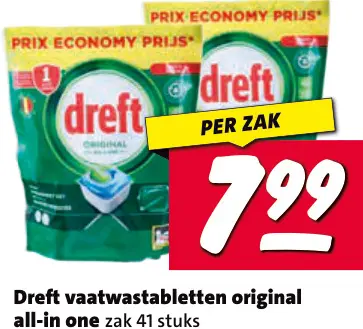 Aanbieding: Vaatwastabletten original all-in one