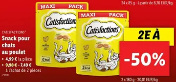 Offre: Snack pour chats au poulet