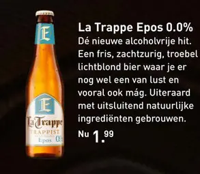 Aanbieding: La Trappe Epos 0.0%