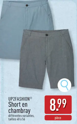 Offre: Short en chambray