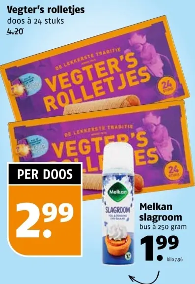 Aanbieding: Vegter's rolletjes