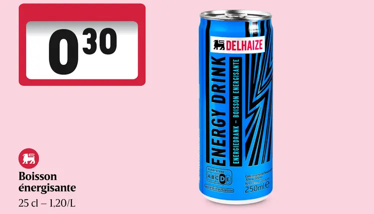 Offre: Boisson énergisante