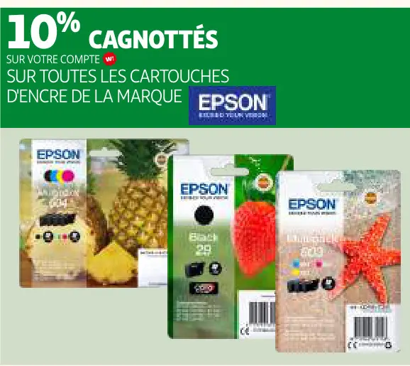 Promotie: Cartouches d'encre