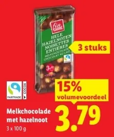 Aanbieding: Fin Carré Melkchocolade met hazelnoot