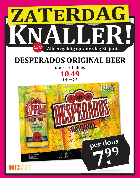 Aanbieding: Desperados original beer